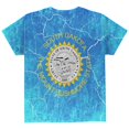 thumbnail image 2 of South Dakota Vintage Distressed State Flag All Over Youth T Shirt Multi YMD, 2 of 2