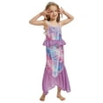 thumbnail image 2 of RUTAYY Children Fish Swimsuit Princess Dress Child Swimsuit Beach Vacation Bohemian Swimwear Beachwear, 3-4 Years, 2 of 9
