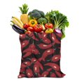 thumbnail image 1 of Sac Fourre-Tout en Toile Piments Mignon Motif Légumes Rouges Épicés Illustration Peinture Esthétique Kawaii Dessin Animé Réutilisable Écologique Léger Pliable, 1 of 6