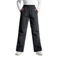 thumbnail image 2 of Resicozy Hiking Pants Women Convertible Lightweight Zip Off Pants Casual Fashion Outdoor Stretch Pants with Pocket Black XL, 2 of 10