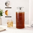 thumbnail image 6 of Borosilicate Glass Pitcher, 2 Liter Large Capacity Water Pitcher with Lid and Filter, Heat Resistant Glass Carafe for Iced Tea, Juice, Cold Brew and Home Kitchen, 6 of 7