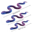 thumbnail image 5 of Dserhfy 3D Printed Snake Figurine Movable Joints Snake Figure Articulated Animal Model Toy Home Office Bookshelf Desktop Decoration Ornament, 5 of 7