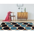 thumbnail image 4 of Capri Jasper Bone & Blue 4' 3" x 7' 3" Area Rug, 4 of 6