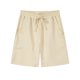 thumbnail image 4 of pstuiky Pantalones cortos de entrenamiento para hombre, Pantalones cortos casuales y modernos de verano para hombre con cintura elástica y cordón de color sólido, 4 of 9