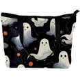 thumbnail image 2 of Halloween Canvas Leather Mix Hand Bag for Women, Stylish Twill Sponge Jeanette Purse, 30x10.5x39cm/11.8x4.1x15.4in, 2 of 5