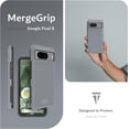 thumbnail image 7 of TUDIA MergeGrip Google Pixel 8 Case Droptested Dual Layer Tough Heavy Duty - Hazel Gray, 7 of 7
