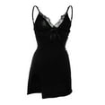 thumbnail image 5 of Aofany Women's Sleepwear Dress Spaghetti Strap Sleeveless Lace Nightgown Pajamas, 5 of 8
