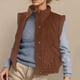 thumbnail image 1 of Chaquetas y abrigos casuales sin mangas y sin capucha para mujer, moda casual, color sólido, solapa con dobladillo elástico, chaqueta sin mangas con capucha para mujer, abrigo para mujer, 1 of 8