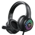 thumbnail image 1 of For PC and PS5 Gaming Headset with Noise Cancelling Mic and RGB Lights Comfortable and High Quality Sound, 1 of 6
