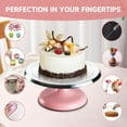 thumbnail image 6 of Cake Decorating Kit, 138pcs Cake Decorating Supply with Aluminium Cake Turntable, 64 Numbered Icing Piping Tips, 2 Spatulas, 3 Icing Comb Scraper and Leveller, 32 Piping Bags,cake decorating tool, 6 of 7