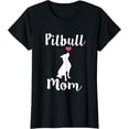 thumbnail image 2 of 100% Cotton Womens Pitbull Mom T-Shirt - Pit Bull Dog Mama Gift T-Shirt, 2 of 5