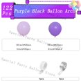 thumbnail image 4 of Kit de arco de guirnalda de globos morados, decoración de cumpleaños, globo de látex para bodas, fiestas, baby shower, cadena de globos, 4 of 5
