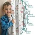 thumbnail image 3 of Blackout Kids Curtains,White Ballerina Swan Pattern Childrens Insulated Curtains Set Of 2,Bedroom Essentials,Toddler Room Decor 52"x84", 3 of 5