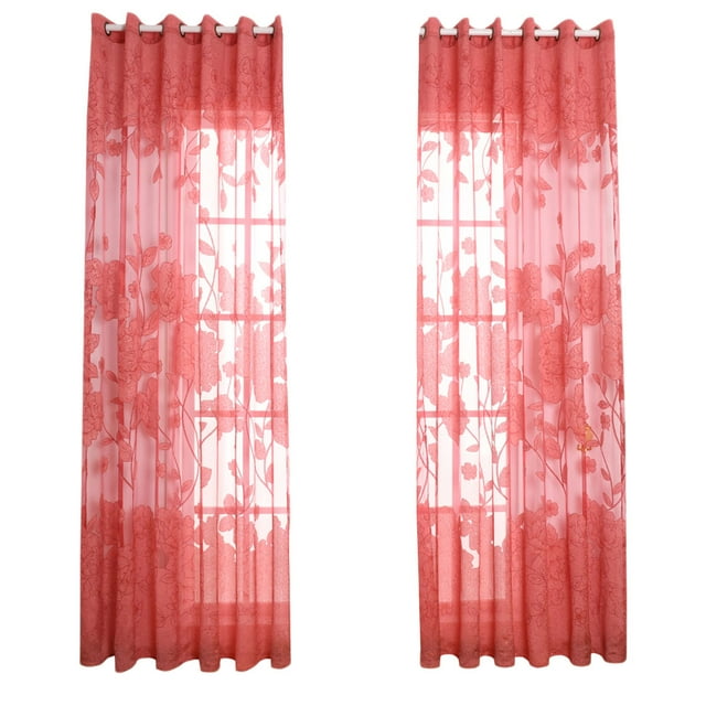 AURARMLET Para Con Estampado Floral Jacquard En Poliéster Sandía Para Ambiente