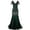 Green, variant on fartey Womens Lace Sparkly Sequins Dress Vintage Batwing Short Sleeve Wedding Dresses Slim Fit Layered Flared Swing Maxi Sundress Trendy V Neck Evening Party Prom Dresses