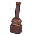 thumbnail image 4 of Bolsas de bajo de guitarra eléctrica perfecl Estuche de transporte con correas ajustables Mochila Bolso de almacenamiento Estuche suave acolchado Bolsa CAFÉ, 4 of 8