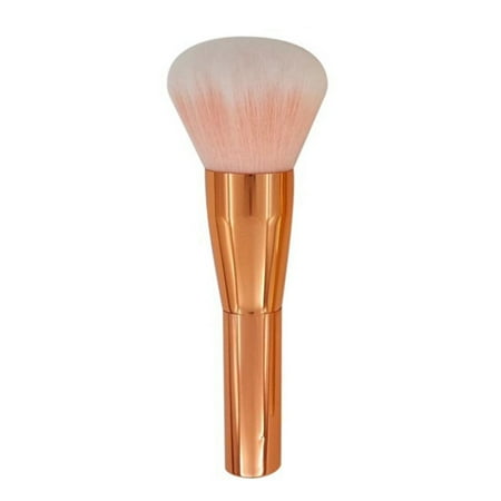 KABOER Bright Gold Foundation Makeup Brush Flat Top For Face-Blending Liquid Powder