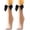Black, variant on Fuzzy Socks for Women Hot Sale Clearance Women Mesh Breathability Big Bow Net Socks Short Fishnet Thin Socks Stockings