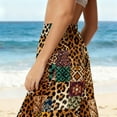 thumbnail image 5 of Gamivast Swimsuit Coverup for Women Pants Leopard Graphic Sheer Beach Cover up Pant Flowy Boho Bathing Suit Elastic Waist Swimwear Summer Outfits, 5 of 5