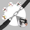 thumbnail image 4 of Candado antirrobo para cadena de bicicleta YONGSHENG 80 cm con 3 llaves, 4 of 5