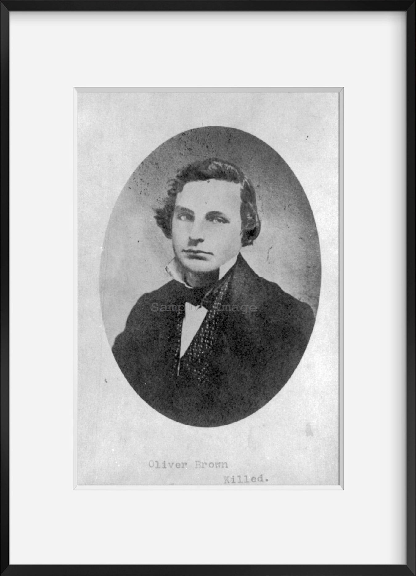 Photograph of Oliver Brown, son of John Brown