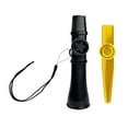 thumbnail image 3 of Yinanstore Flûte Kazoo Facile à Apprendre pour Spectacle de Performance pour Enfants Noir et Or, 3 of 8