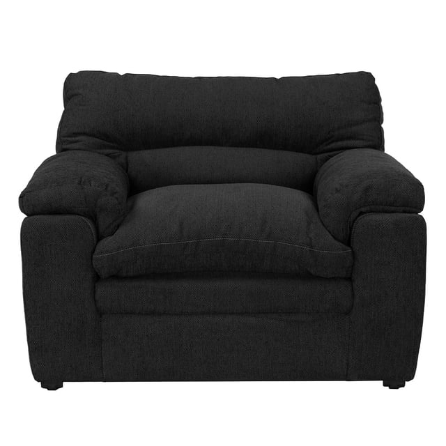 Sillón TRINITY Cosmo 1 Plaza Negro para Sala