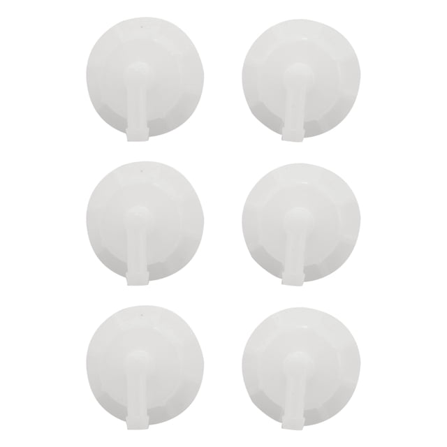 6Pack Radiator Coolant Reservoir Overflow Tank Cap for Accord Pilot -Elements 19102-Pm5-A00,6* cover,white