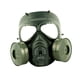 thumbnail image 5 of Máscara protectora para toda la cara, correa ajustable, máscara protectora para juegos Lente transparente verde, 5 of 7