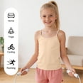 thumbnail image 4 of Cooraby 5 Pack Girls Tank Tops Soft Cami Scoop Neck Undershirts Solid Sleeveless Undershirts for Toddler Girls, 4 of 9