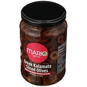 Mario Camacho Foods Sliced Kalamata Mediterranean Olives, 7 Ounce