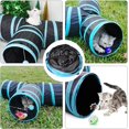 thumbnail image 2 of Juguete para gatos ACTIVE con tubo flexible de 3 vías túnel de conejo pelotas y plumas, 2 of 4