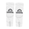 thumbnail image 3 of 2 Piezas de Guantes de Manga de Voleibol para Brazo, Protectores Deportivos para Brazo, Guantes de Entrenamiento de Compresión para Antebrazo, para Vi Blanco, 3 of 8