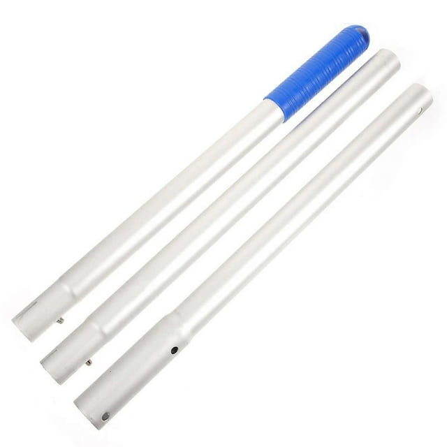 Fish Basket Pole Swimming Pool Fishing Rod Metal Pool Brush Skimmer for Pool Swimming Pool Skimmer Pool Cleaner Pole B