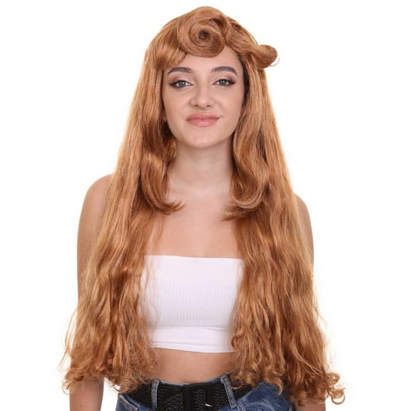 Womens Princess Wig | Brown TV/Movie Wigs | Premium Breathable Capless Cap