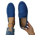 thumbnail image 5 of YOUYEDIAN Loafers for Women Vintage Soft Pointed Toe Low Heel Fashion Slip On Comfy Flats Casual Solid Color Walking Shoes, 5 of 5