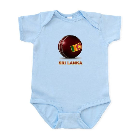 CafePress - Cricket Ball Body Suit - Baby Light Bodysuit, Size Newborn - 24 Months