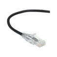 thumbnail image 1 of Black Box Slim-Net - Patch cable - RJ-45 (M) to RJ-45 (M) - 20 ft - UTP - CAT 6 - booted, molded, stranded - black, 1 of 3