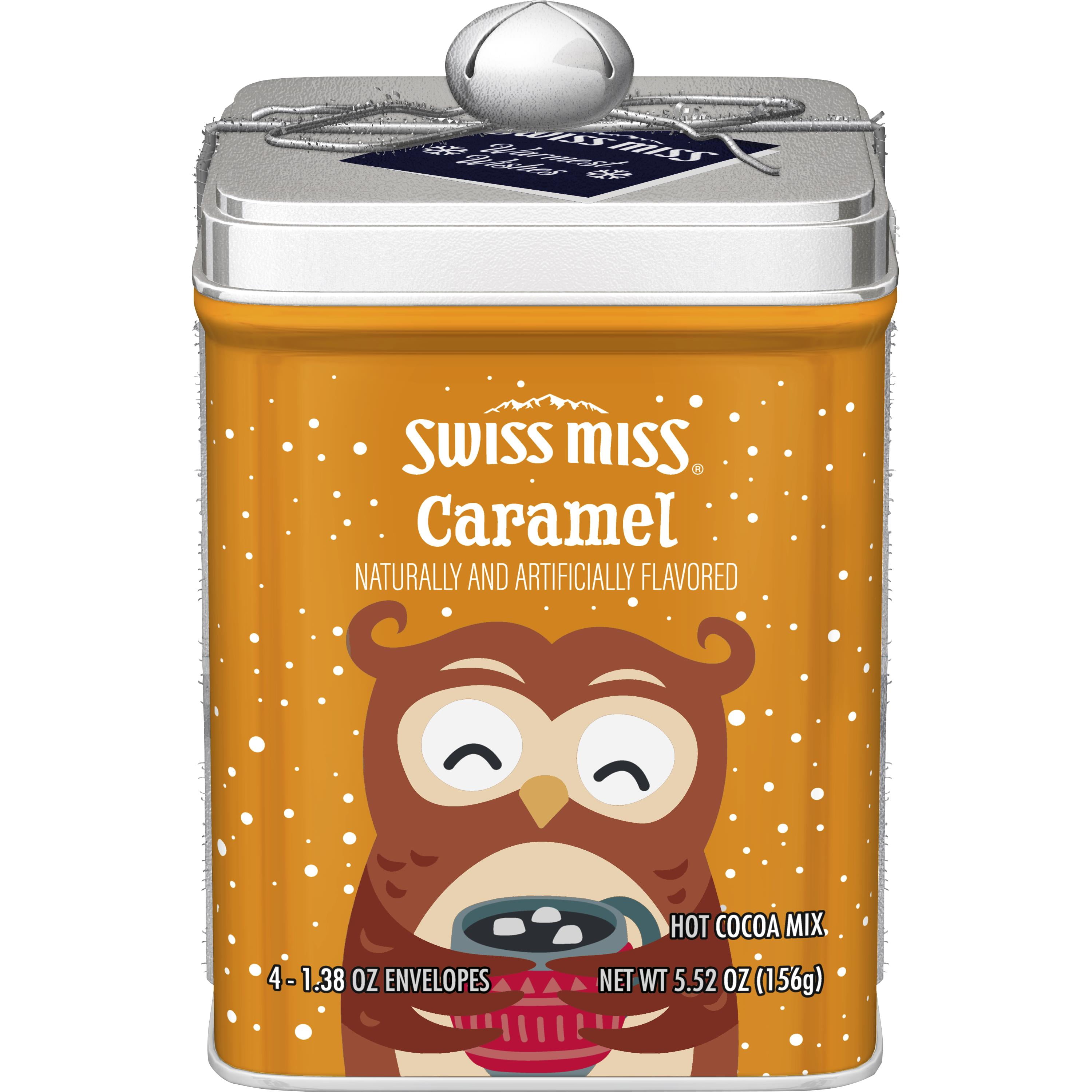 Swiss Miss Assorted Flavor Hot Cocoa Gift Tin, Assorted Design, 5.52 oz, 1 Count Tin