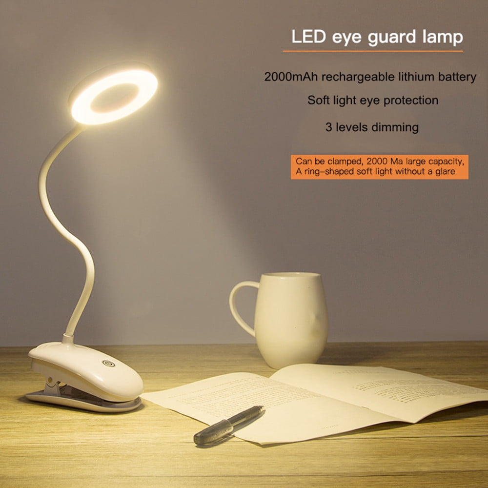 Reading Lamp, Bed Lamps for Reading Headboard, Eye Protect LED Clip On