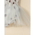 thumbnail image 5 of Bagilaanoe Newborn Baby Girl Rompers Dress Print Sleeveless Bodysuit + Headband 6M 12M 18M 24M Infant Tulle Patchwork A-line Dresses, 5 of 8