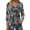 Black-Grey-Dots, variant on 3/4 Length Sleeve Womens Tops Dressy Casual Boho Blouses V Neck Pleated Tunic Tops Work Shirts