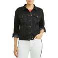 thumbnail image 5 of EV1 from Ellen DeGeneres Women's Dark Wash Denim Jacket with Love Flag, 5 of 10