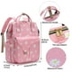 thumbnail image 5 of Mochila Mimfutu Flowers para portátil 15.6 pulgadas impermeable rosa, 5 of 6