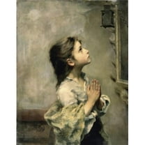 Posterazzi SAL261511 Girl Roberto Ferruzzi 1853-1934 Italian Oil on Canvas Pushkin Museum of Fine Arts Moscow Poster Print - 18 x 24 in.