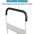 thumbnail image 6 of Foldable Push Cart Platform Cart 330lbs Capacity 4 Wheels 28.7x18.5x32.3inches White Small Flatbed Cart, 6 of 6