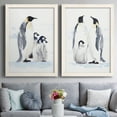 thumbnail image 7 of Emperor Penguins I - Premium Framed Canvas 2 Piece Set - Ready to Hang, 7 of 7
