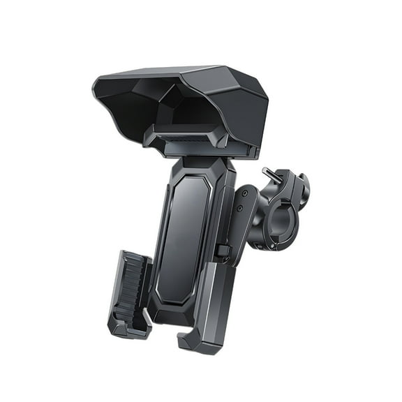 Waterproof Bicycles Phone Holder Stand Motorcycle Handlebar Mount with Sunshade