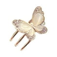 thumbnail image 2 of Women Hair Clip Elegant Faux Opal Rhinestone Butterflies Flower Mini Hairstyle Decoration Non-slip Ladies Bang Side Hair Claw Clamp Hair Accessories, 2 of 8