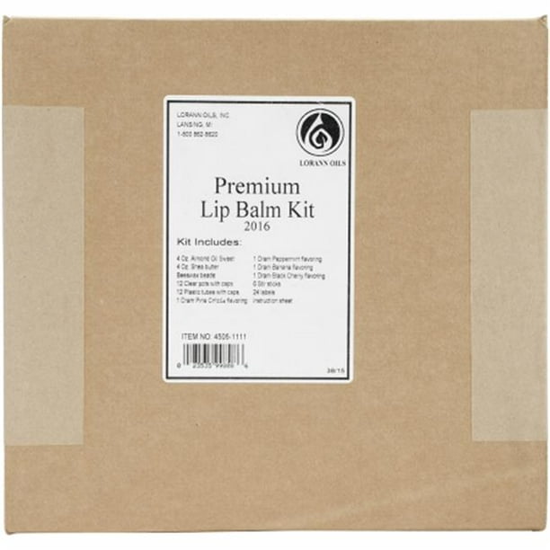 Lorann Oils 45051111 Kit de Baume à Lèvres Premium